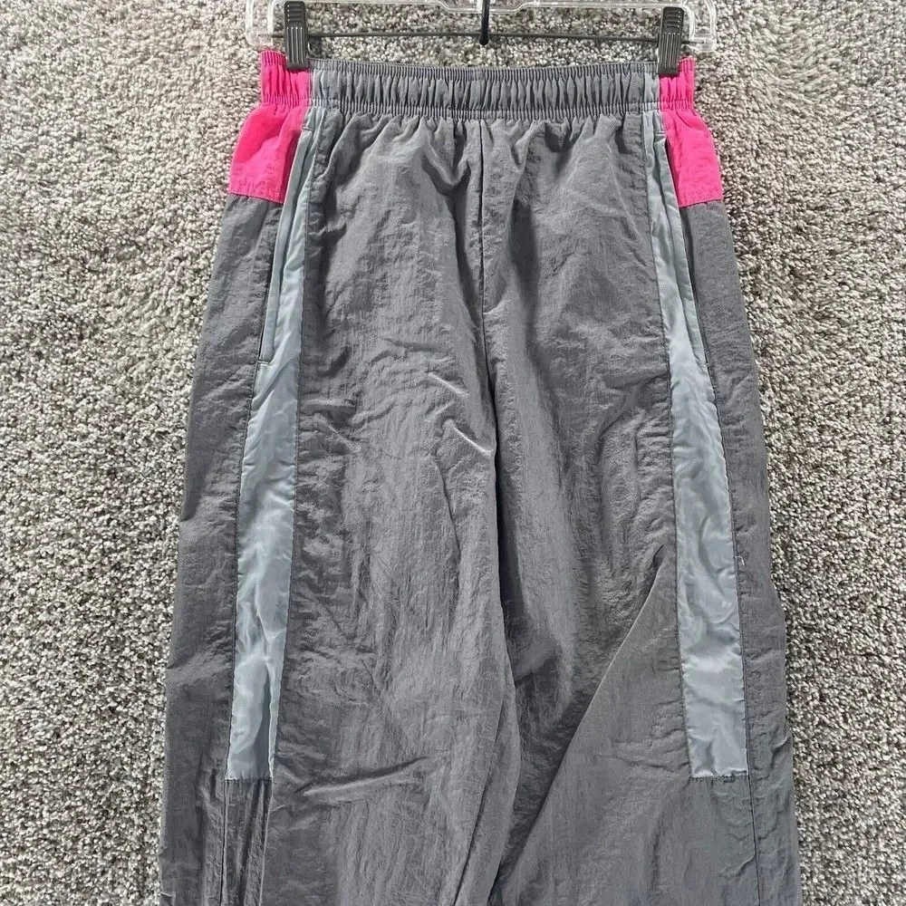 Vintage Nike‎ Pants Womens Small Grey Pink Track Pant Athleisure Grey Tag Swoosh